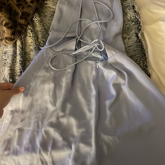 Blue revolve mini halter dress - Picture 7 of 7